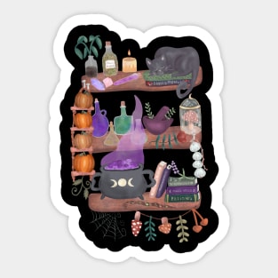 Witch Potion Pantry Sticker